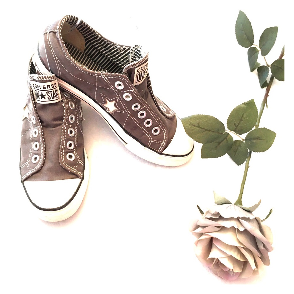 Converse slip on sneakers
